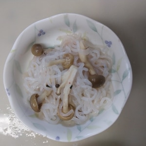 粉末パスタソースで作る☆しらたきのタラコ和え